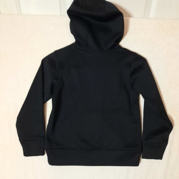 OSU SCARLET GRAY YOUTH Pullover Hoodie Black, Big Spellout Front Sweatshirt, 7 - Picture 8 of 10